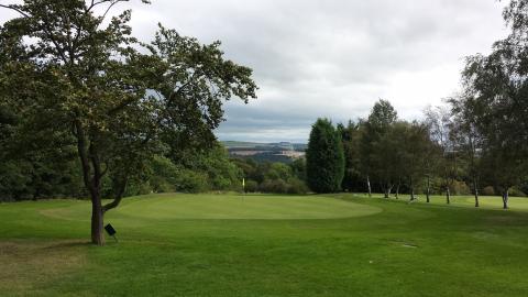 View over the green towards Derwent Valley