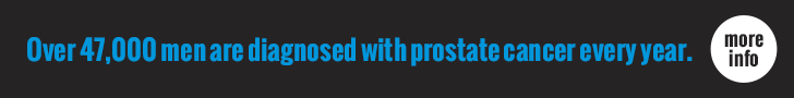 Over 47,000 men are diagnosed with prostate cancer every year.